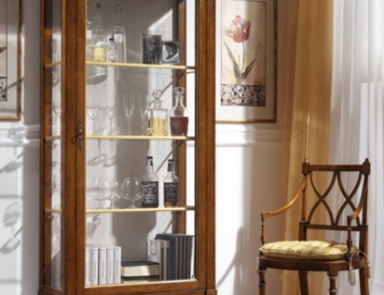 Showcase made of wood, Mascotto