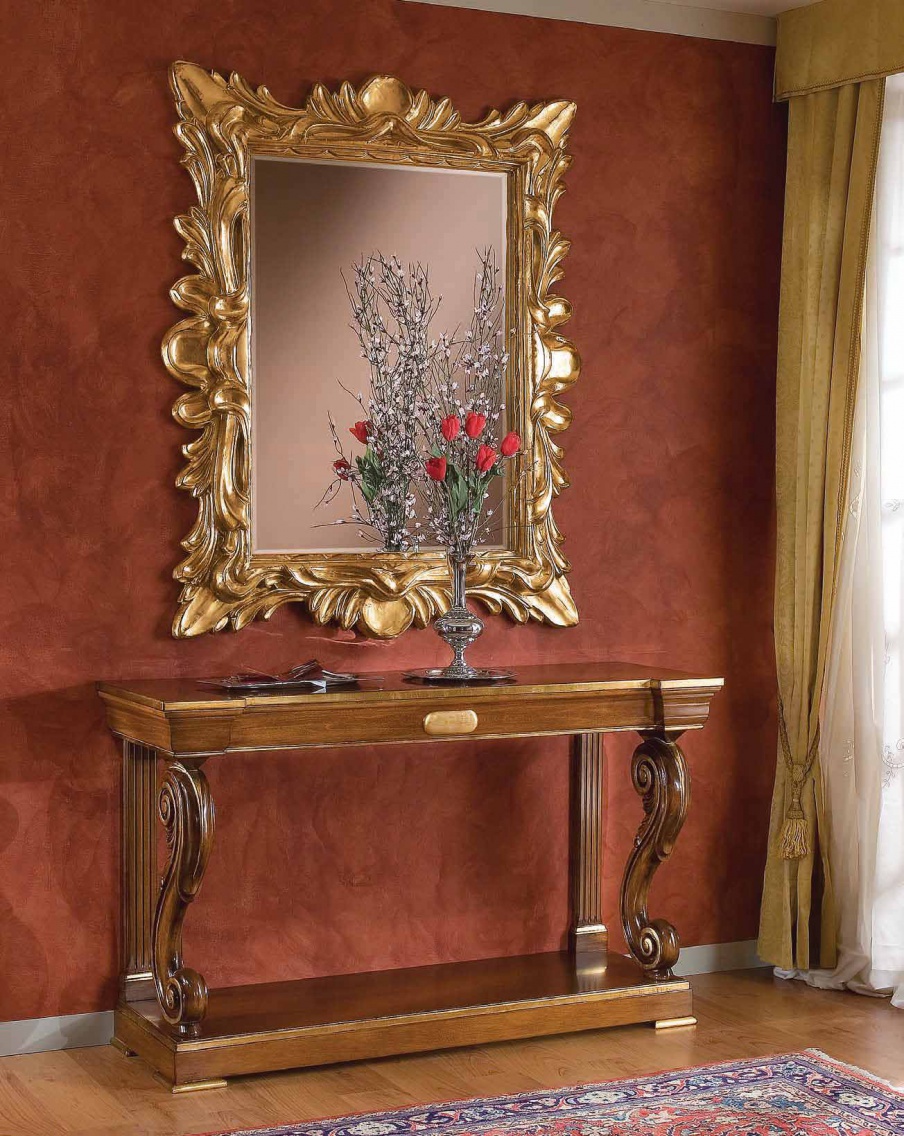 The console is natural wood, Scappini & C