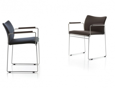 Chair with armrests JANO LG, Cassina