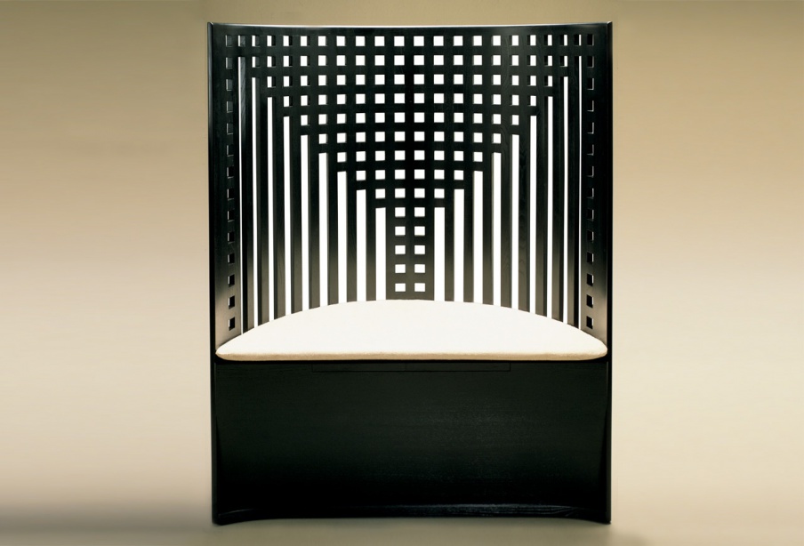 Chair made of solid wood, Willow, Cassina