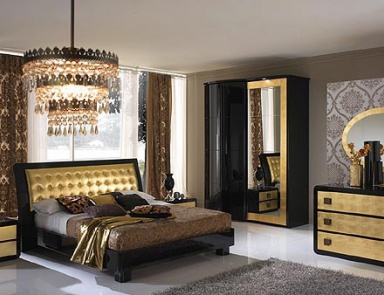 Bed with upholstered headboard Elite Saber