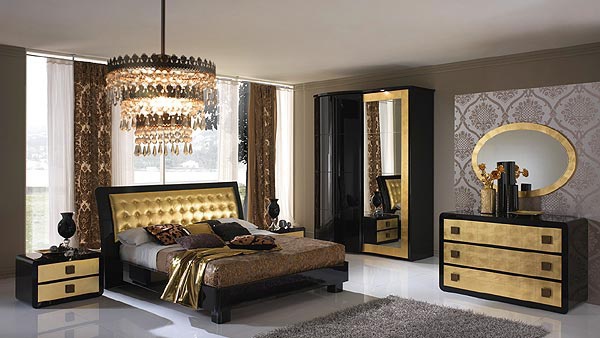 Bed with upholstered headboard Elite Saber