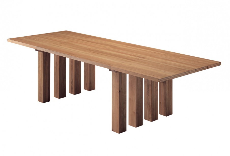 Dining table 451 LA BASILICA of wood, Cassina