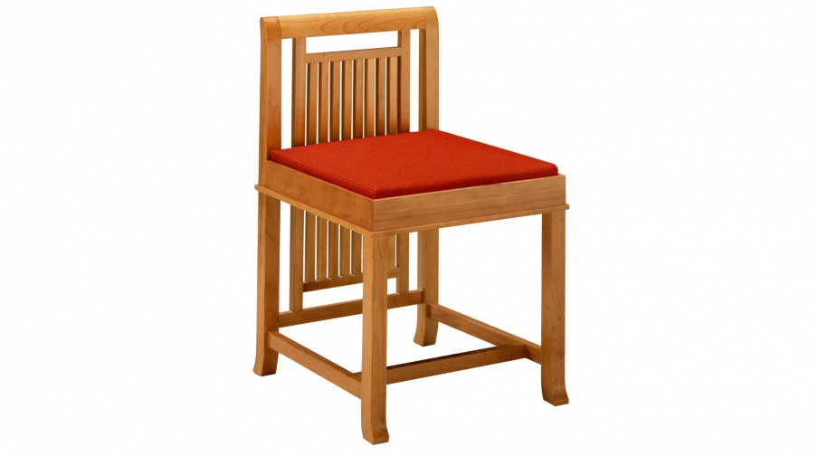 Chair with wood frame 609 COONLEY 1, Cassina