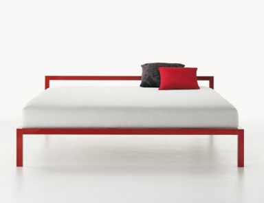 Double bed Aluminium, MDF Italia