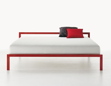 Double bed Aluminium, MDF Italia