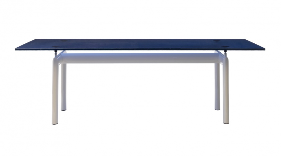 Dining table LC6 LIMITED EDITION on a metal frame, Cassina