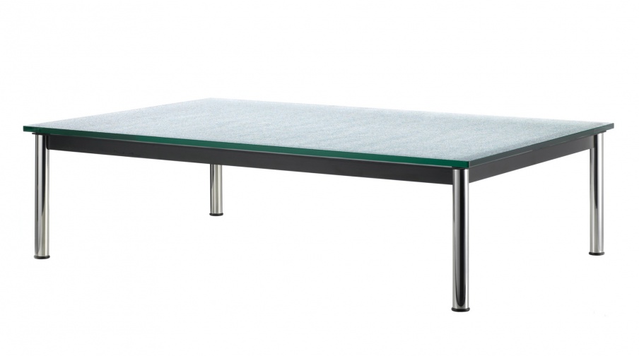 Table LC10 - P OUTDOOR with the top of tempered glass, Cassina
