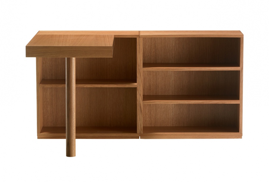 Desk LC16 TRAVAIL AVEC RAYONNAGES, Cassina