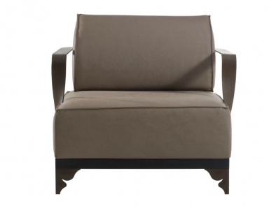 Armchair upholstered in fabric or leather Bikila, Ego