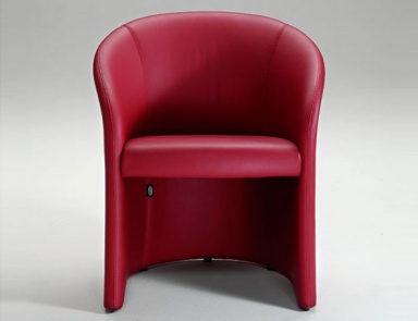 A chair with a rounded back Siluette, SITIA