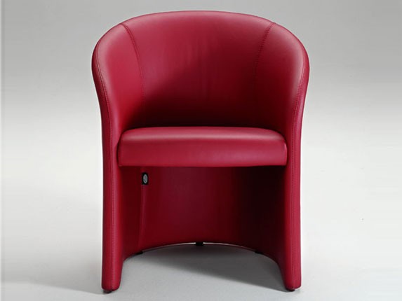 A chair with a rounded back Siluette, SITIA