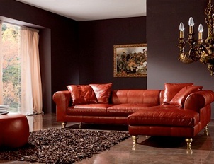 Dorian sofa corner sofa, Spagnol Group