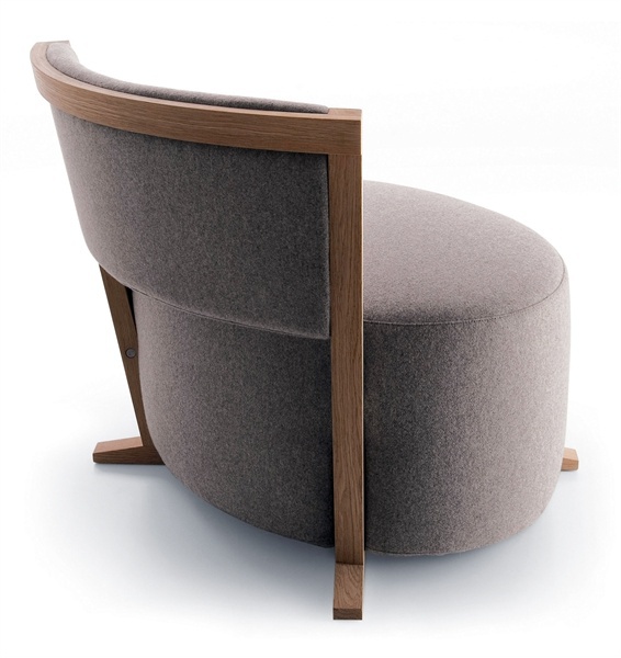 A chair without armrests, Calliope - Maxalto
