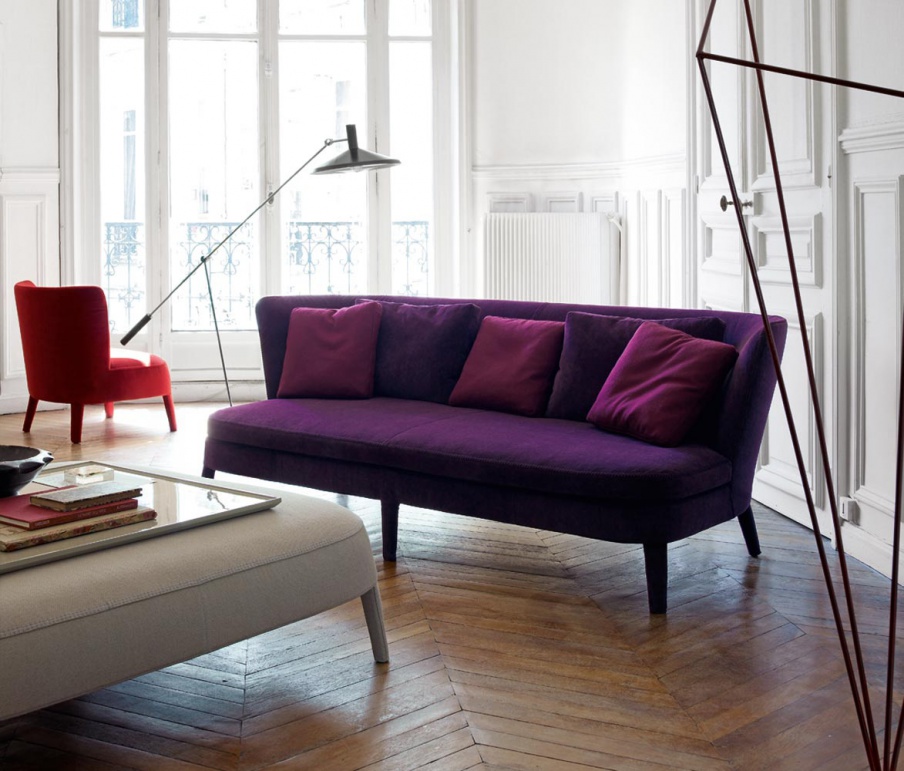 Sofa on a metal frame, Febo - Maxalto