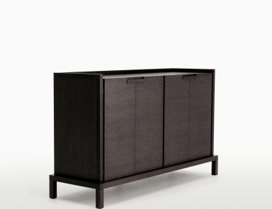 Cabinet with hinged doors, Gemina - Maxalto
