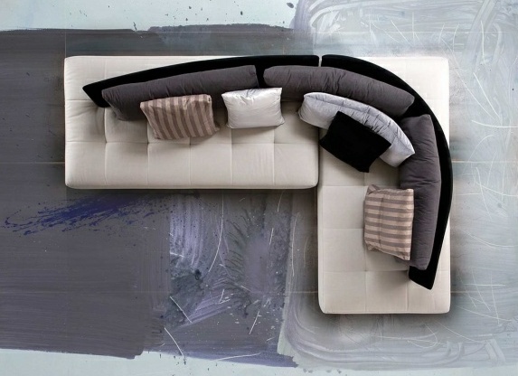 Conversation corner sofa, Erba Italia