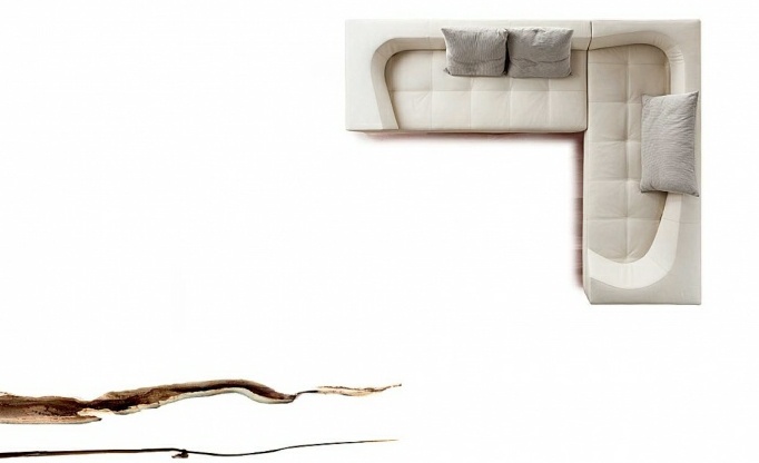 Corner sofa Culture Club, Erba Italia