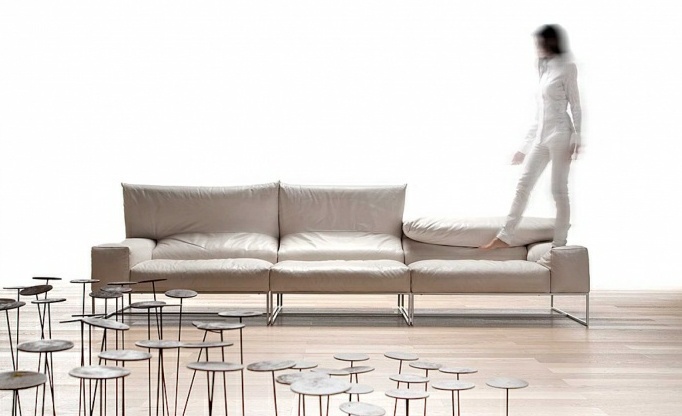Three seater sofa Forever Young, Erba Italia