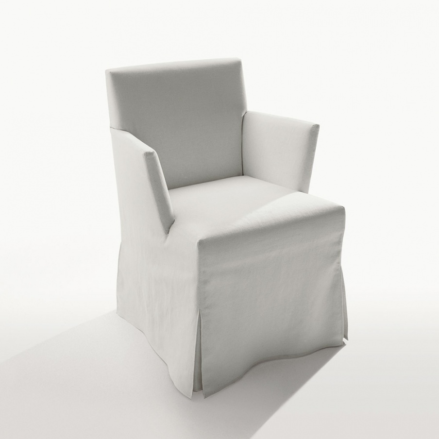 Chair with armrests, Peplo - Maxalto
