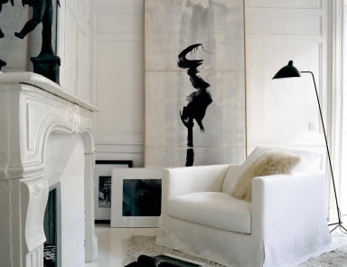 Armchair in fabric, Simpliciter - Maxalto