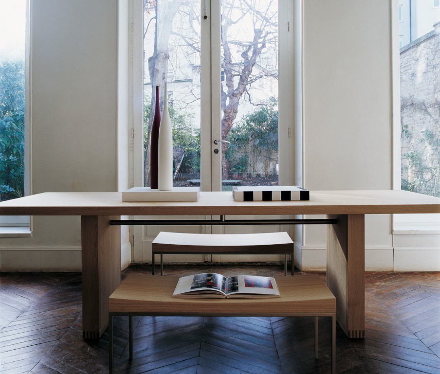 Dining table on high legs, Simposio - Maxalto