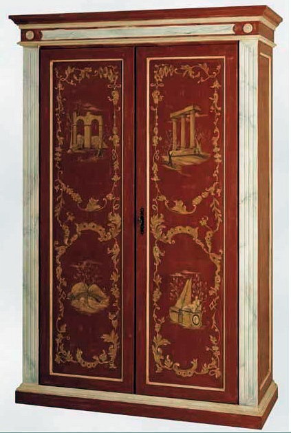Wardrobe with hand painted, Stil Decor