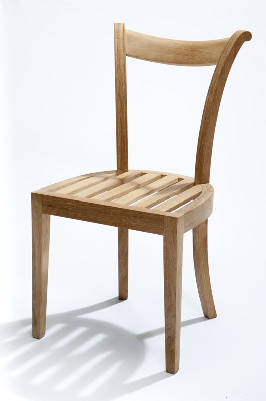 The chair with the frame made of solid wood, Massant 
