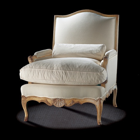 Armchair in fabric, Massant