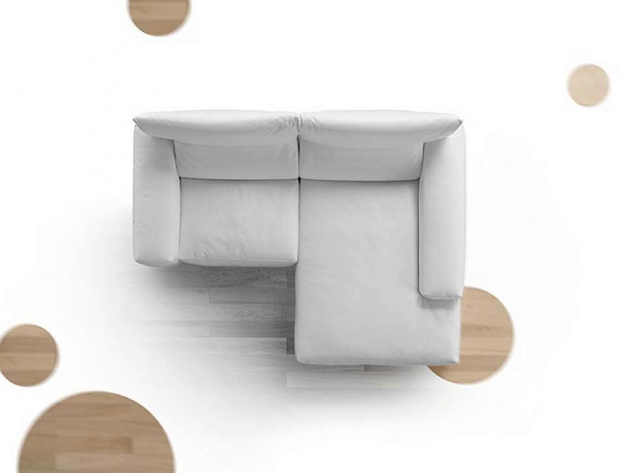 Double corner sofa of Open Sky, Erba Italia