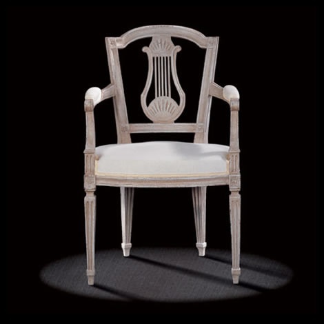 Chair with armrests, Massant