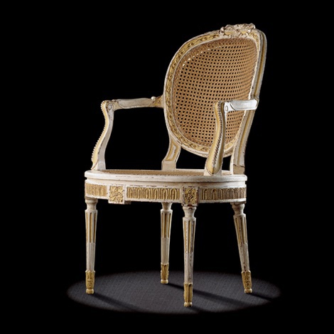 Chair with armrests, Massant