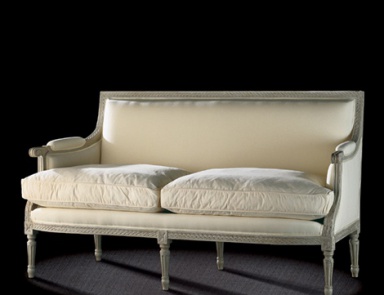 Double sofa on a frame of solid wood, Massant