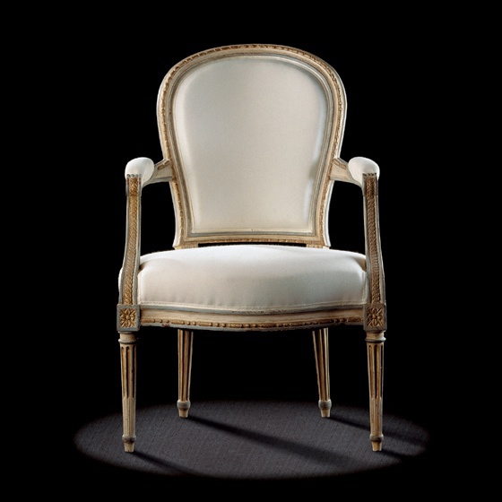 Armchair in fabric, Massant