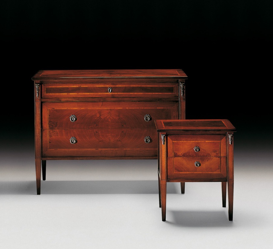 The dresser and nightstand from geroeva Ottocento, Medea