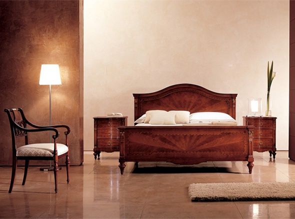 Bed with high headboard 800, Medea