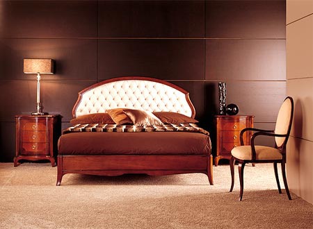 Bed leather Ottocento, Medea