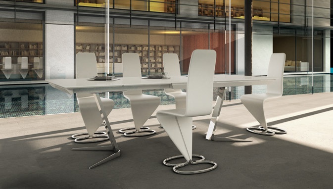 Chair with high back, IdealSedia