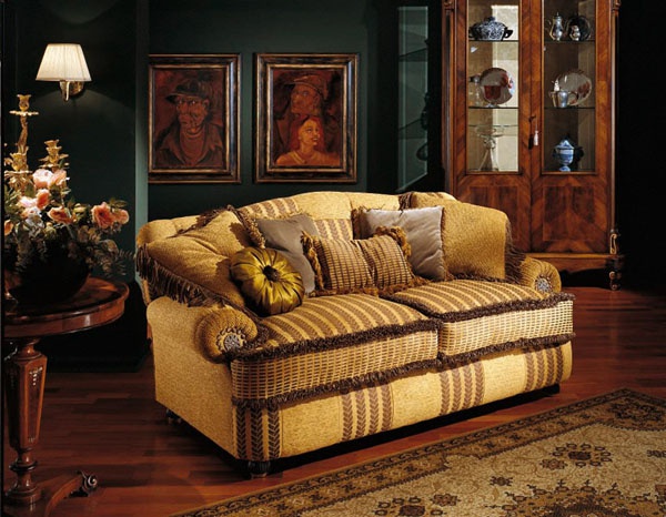 Two seater sofa with a hidden frame, Palmobili