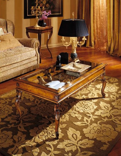 Coffee table with glass top, Palmobili