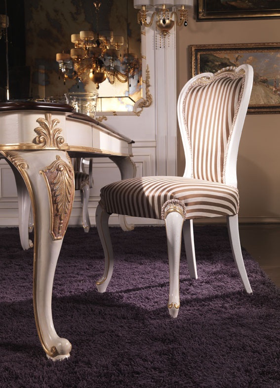 Chair with a curved backrest, Palmobili