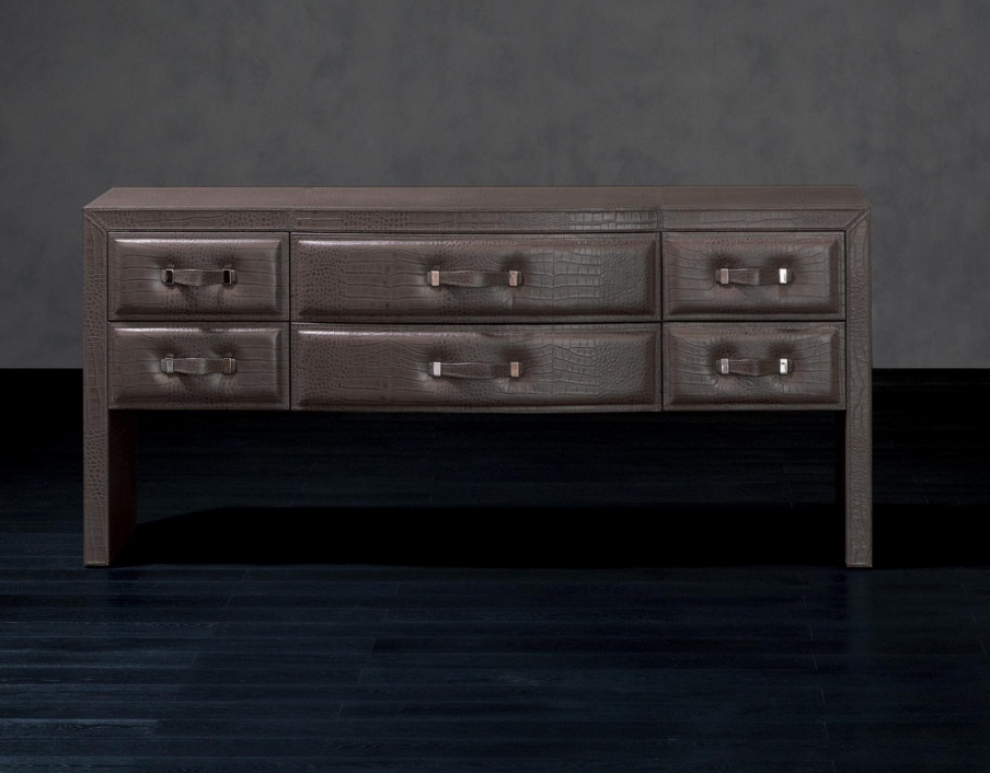 Dresser with leather upholstery Zion Rugiano