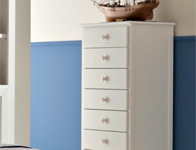 Dresser PM.CHD.YO.31, Piermaria (a wall, a wardrobe, a chest of drawers for the nursery, Italy)