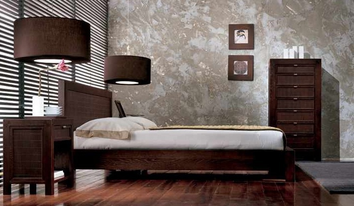 Nightstands bedside on a frame of solid oak Shogun, Bamax