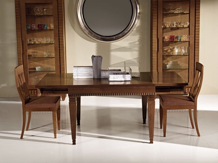 Dining table folding BE 409, Angela Bizzarri