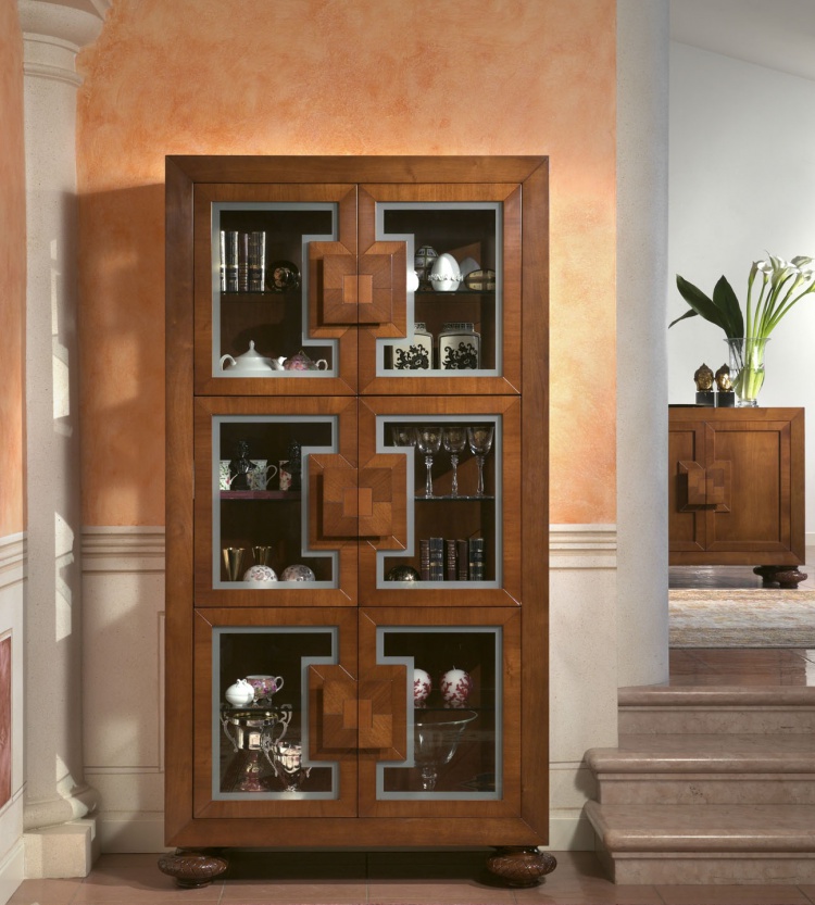 Narrow three-door showcase factory Arca