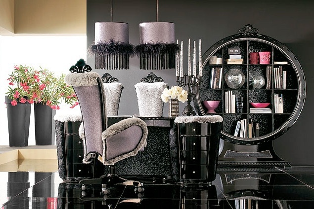 The set of furniture for the Cabinet body is made of solid wood Tiffany AltaModa 