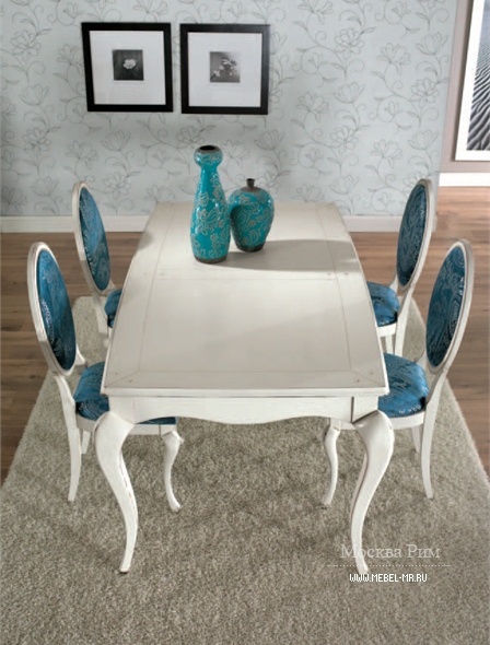 The dining table is a work of art