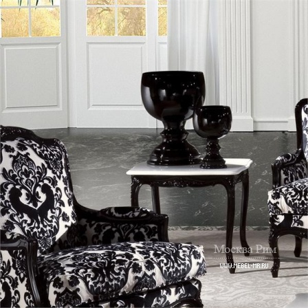 Coffee table with body in solid wood Balzac, Angelo Cappellini