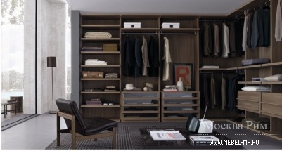 Dressing room finished with melamine Milimetrica, MisuraEmme